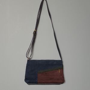 Stylish Black and Blue Shoulder Bag